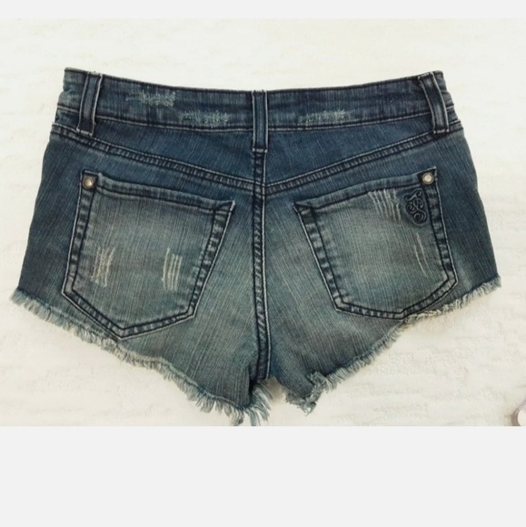 🪻BOGO🪻 Jessica Simpson Myra Fray Jean Distressed‎ Cut-Off Shorts - Picture 5 of 12